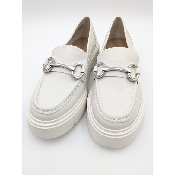 Aldo Miska Chunky Loafers Women's White/silver size US10 EU41 - Picture 12 of 15